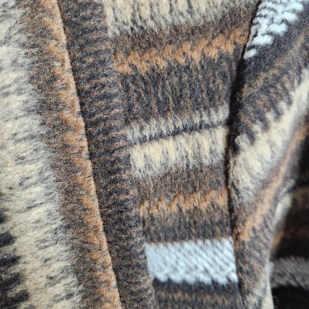 Mododoc Wool Blend Stripe Open Cardigan Size Xs - image 4